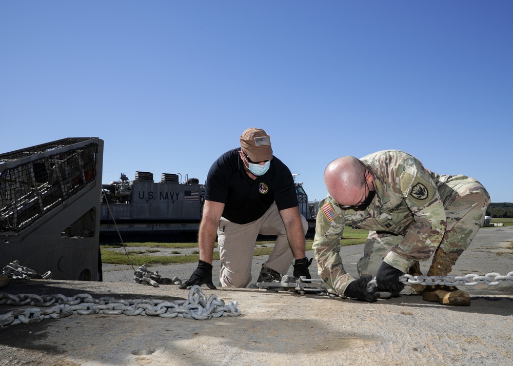 JTF-CS Conducts Deployment Readiness Exercise with Assault Craft Unit Four