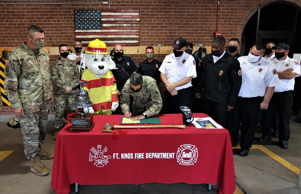 Fire Prevention Proclamation signed in accordance with more than century-old tradition