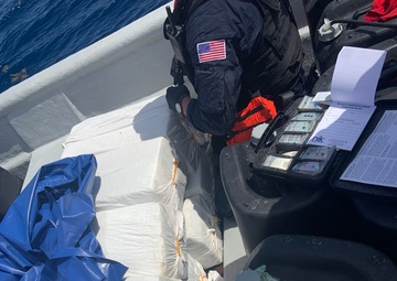 Coast Guard nabs 2 smugglers, seize $7.5 million in cocaine following interdiction in Caribbean Sea