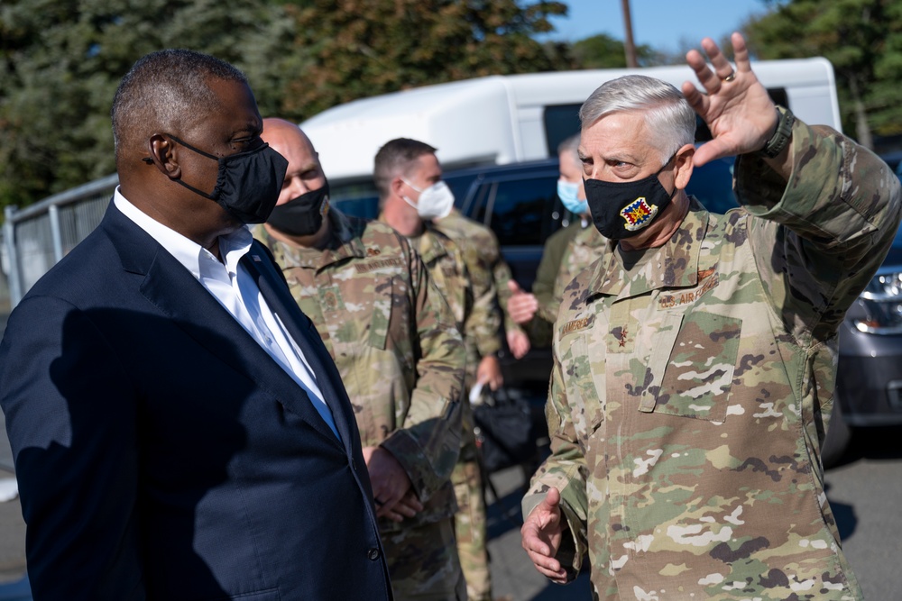 SECDEF Tours Task Force Liberty