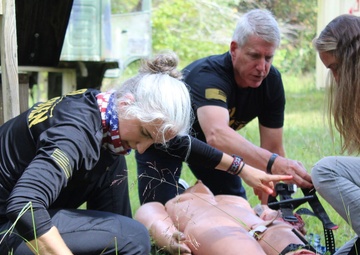 Team Unbroken trains in combat medicine at Rascon