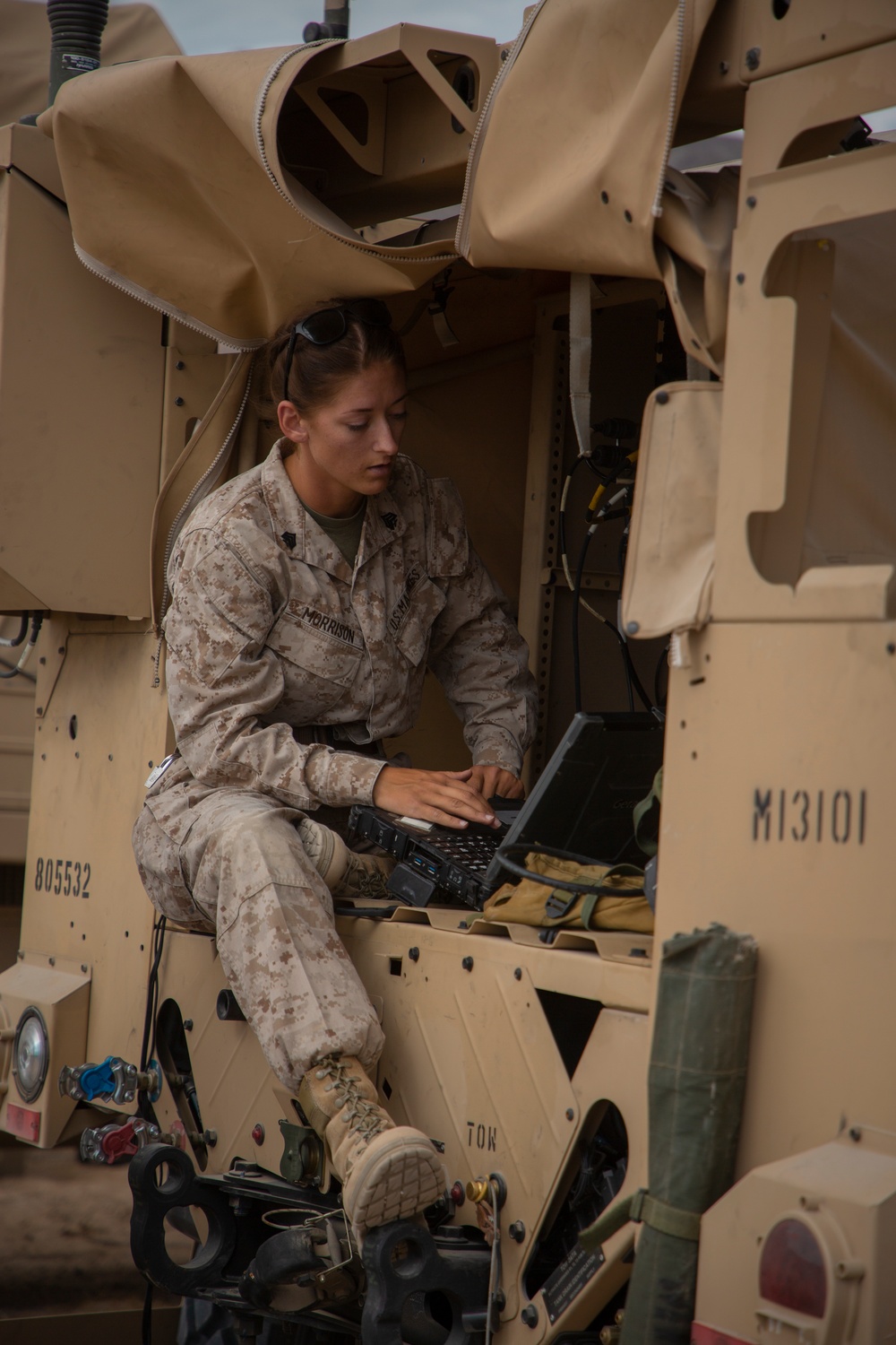 3d Marines Establish Network on the Move Systems