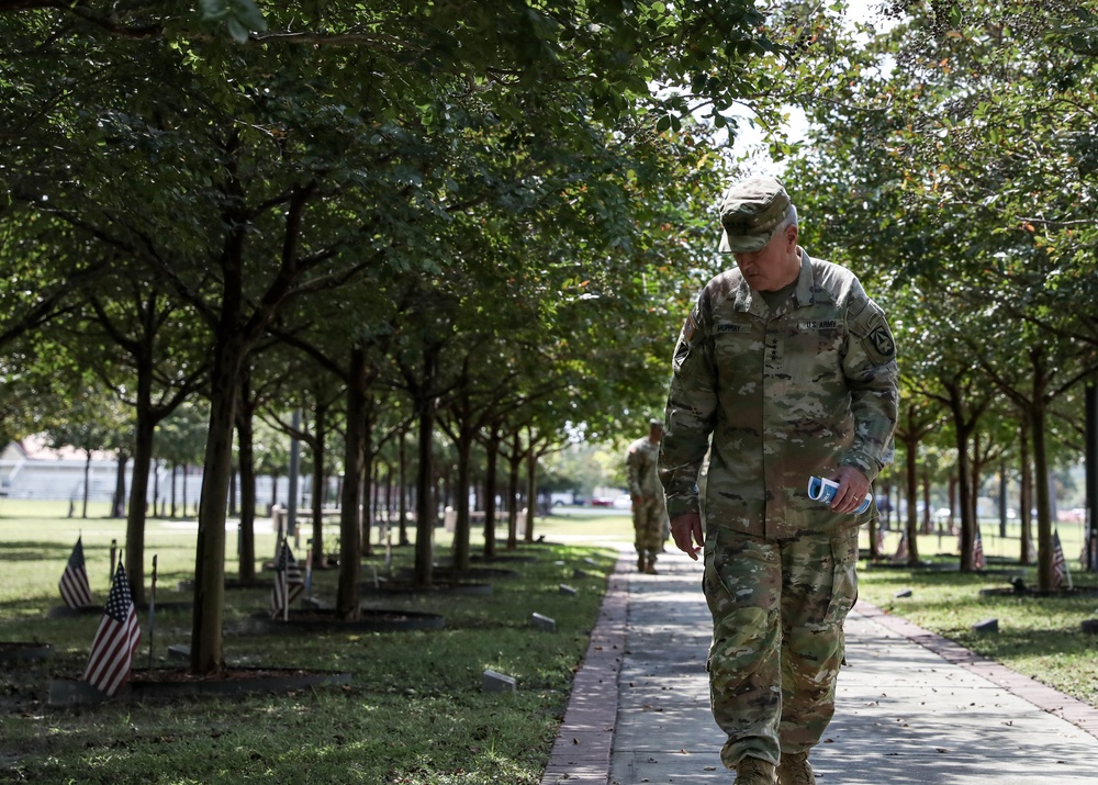 U.S. Army Futures Command's commanding general visits Warriors Walk on Fort Stewart