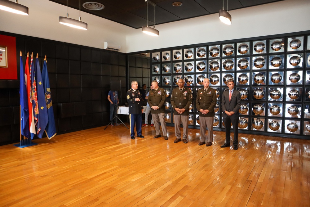 Army National Guard Director receives award from the President of Croatia