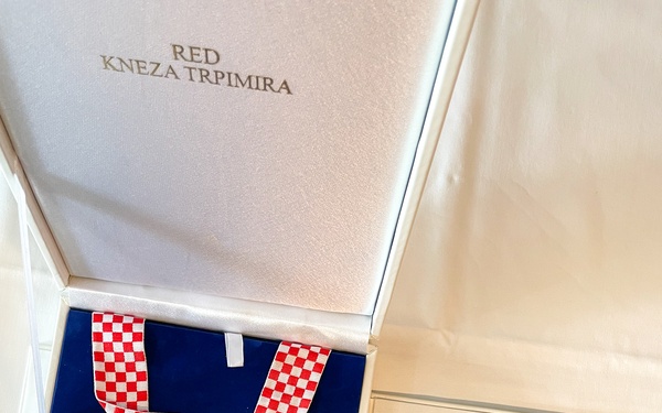 Army National Guard Director receives award from the President of Croatia