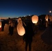 Lanterns light up sky for fallen heroes