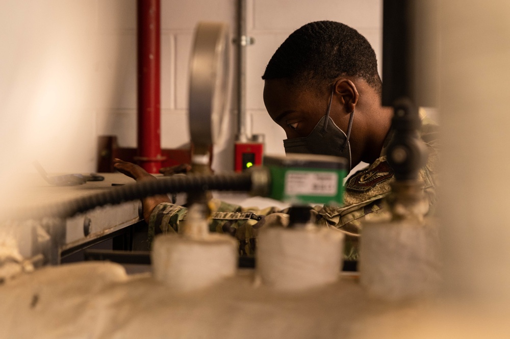 51st CES HVAC works tirelessly to ensure comfortable working conditions