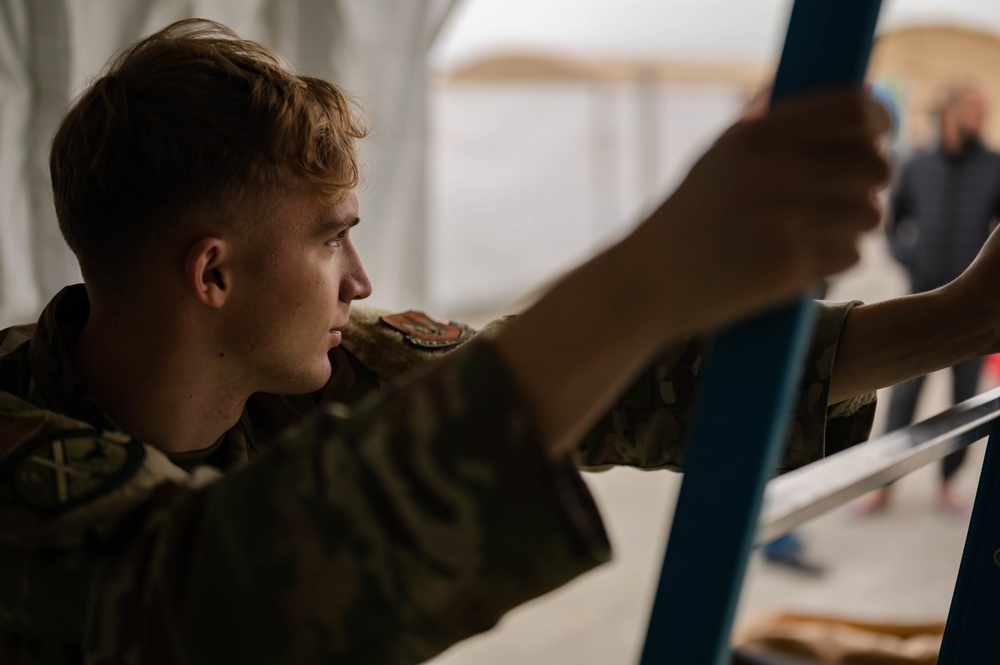 Ramstein Airmen generate warmth to combat cooler weather