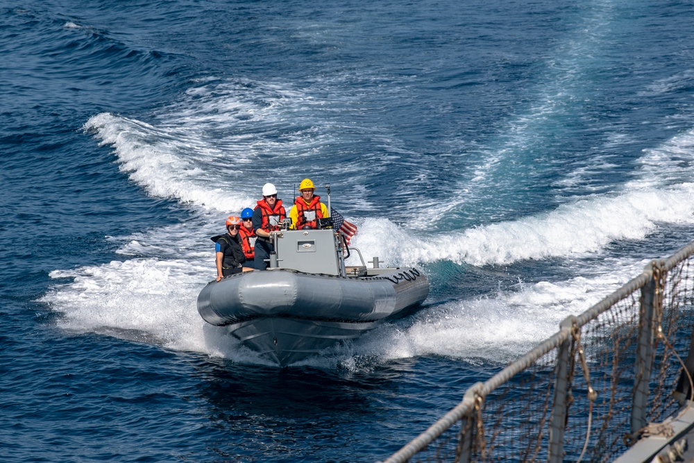 USS O'Kane (DDG 77) Conducts Boat Operations