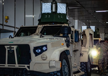 U.S. Marines load and offload HIMARS during Exercise Noble Jaguar 2021