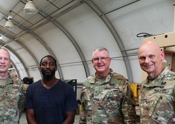 USARC Deputy Commanding General observes USACAPOC(A) JLTV training