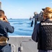 USS Arlington Sailors Train on Surface Warfare