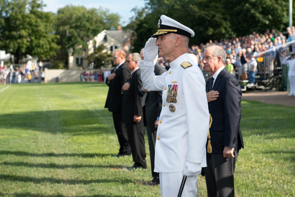 US Naval Academy formal parade