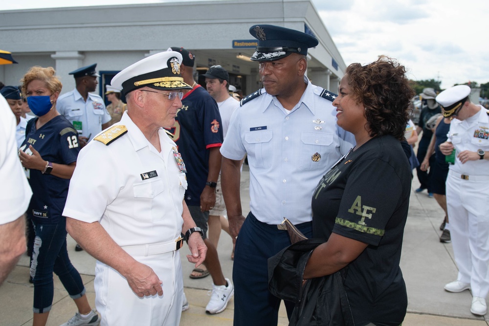 U.S. Air Force visits U.S. Naval Academy