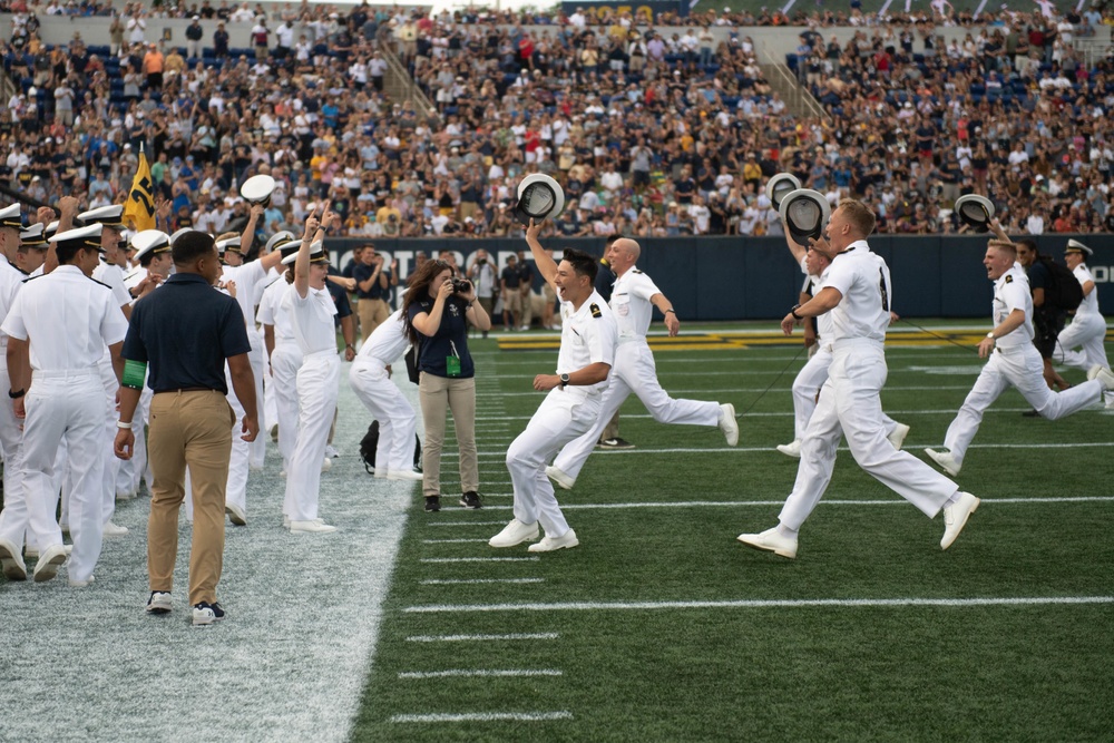 U.S. Air Force visits U.S. Naval Academy