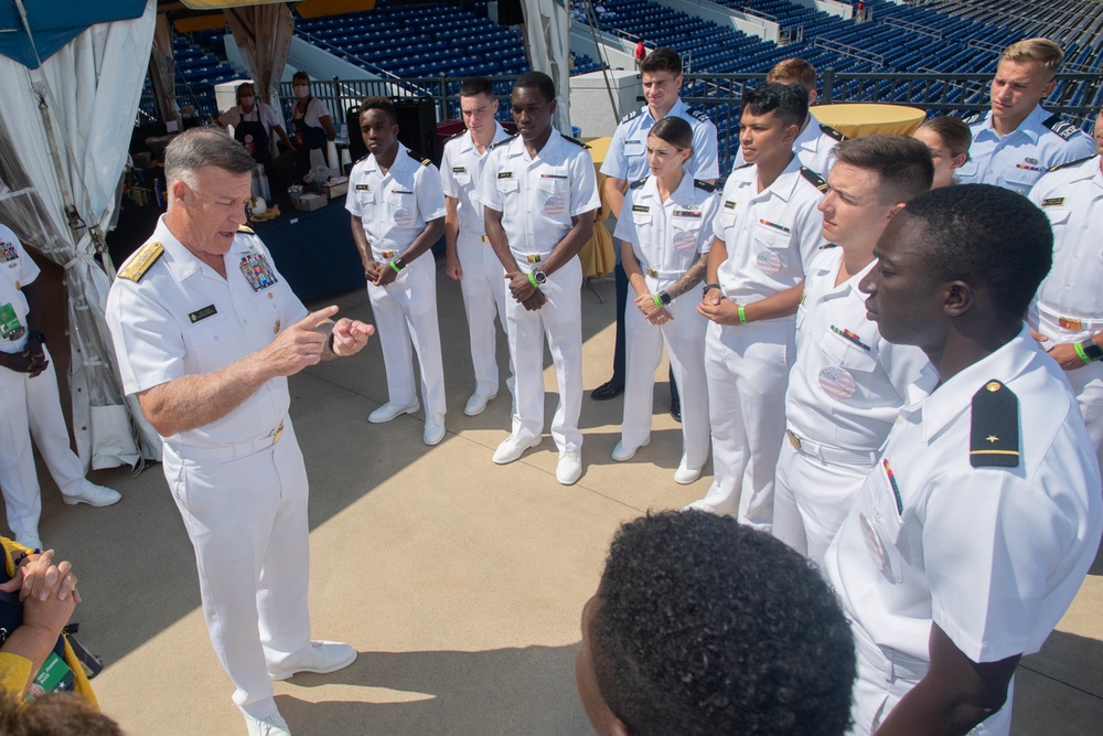 U.S. Air Force visits U.S. Naval Academy