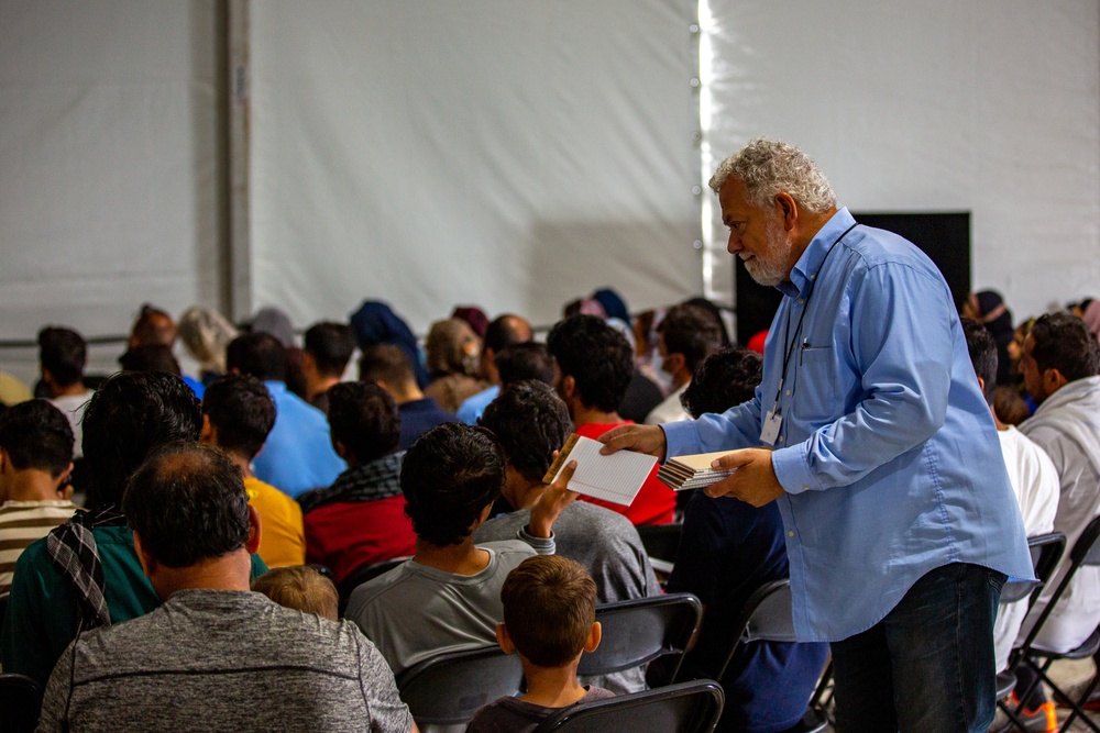 Afghan Individuals Take Classes on Fort Pickett
