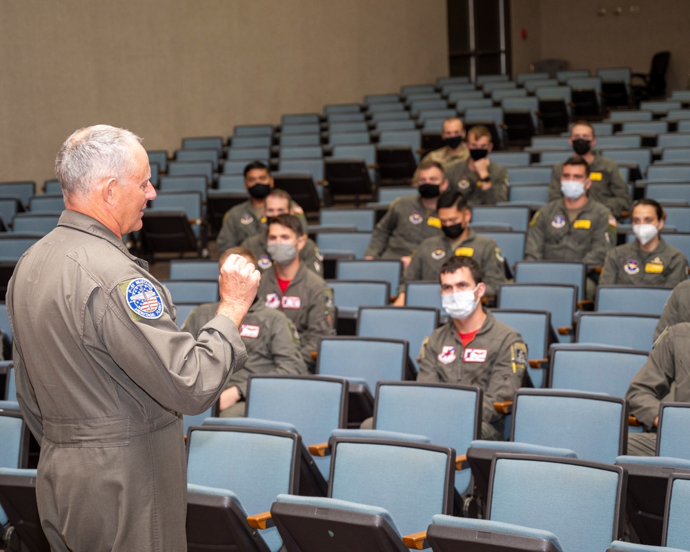 Retired Major General Visits Laughlin
