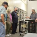 Museum volunteers visit artifact storage facility