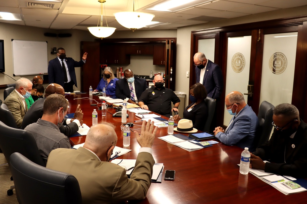 Hurricane Ida: DHS Faith-Based Director at State Capitol