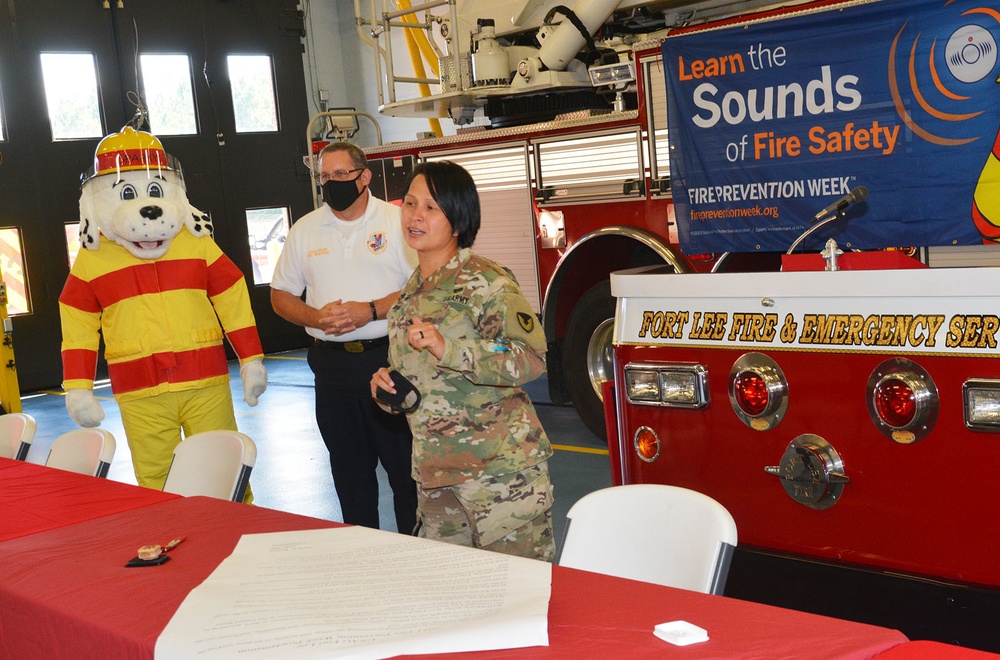Importance of Fire Prevention Week underscored at proclamation signing ceremony