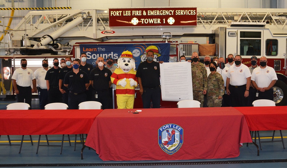 Importance of Fire Prevention Week underscored at proclamation signing ceremony