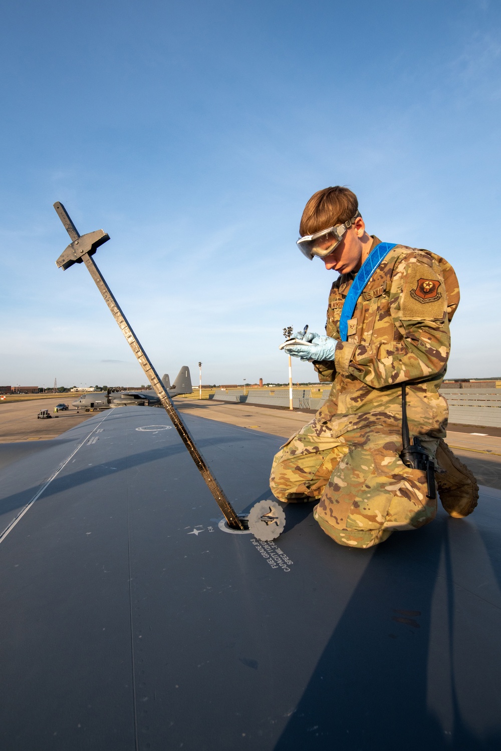 67th Special Operations Squadron conducts night refueling operations