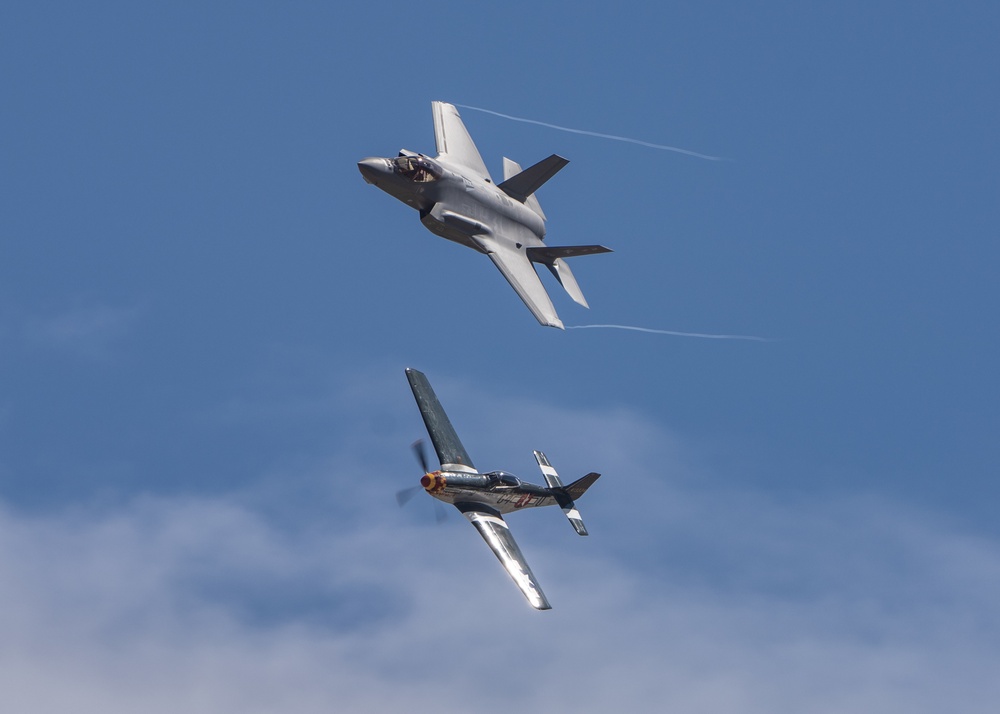 F-35A Demo Team flies at the Reno Air Races