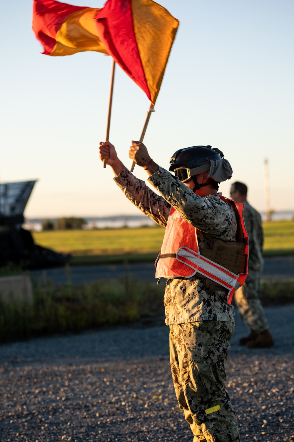 Marines and Sailors conduct LCAC Landings in the Capital Shield Exercise