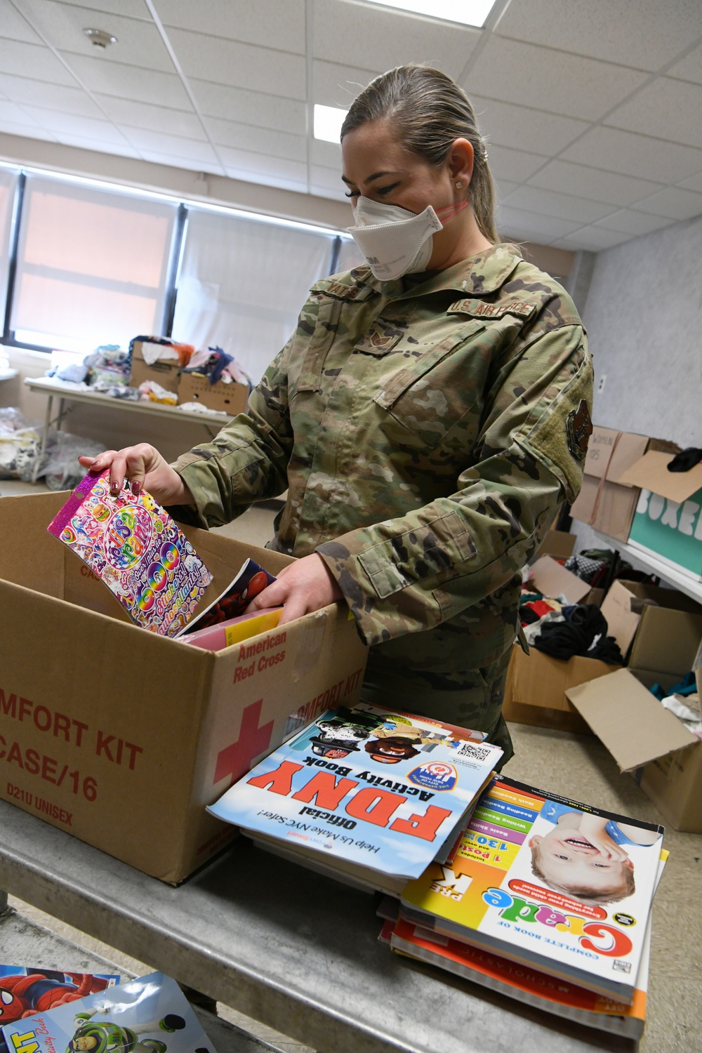 TF Liberty Airmen support medical isolation dormitory