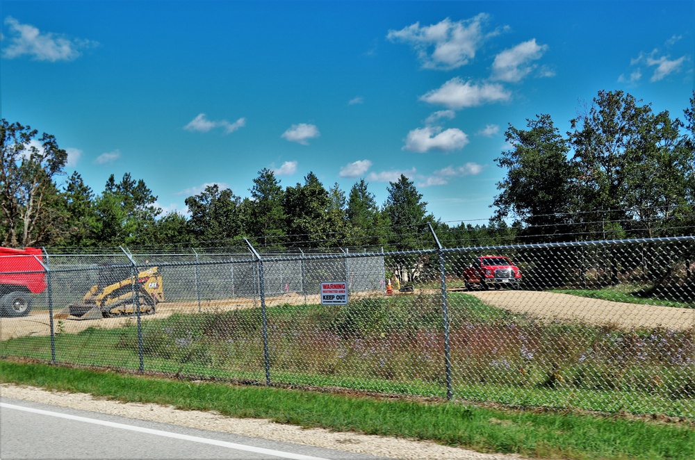 Range area construction at Fort McCoy