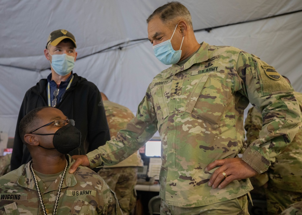 FORSCOM visits V Corps during Warfighter Exercise