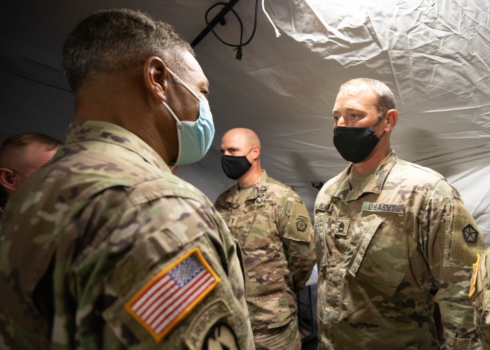 FORSCOM visits V Corps during Warfighter Exercise