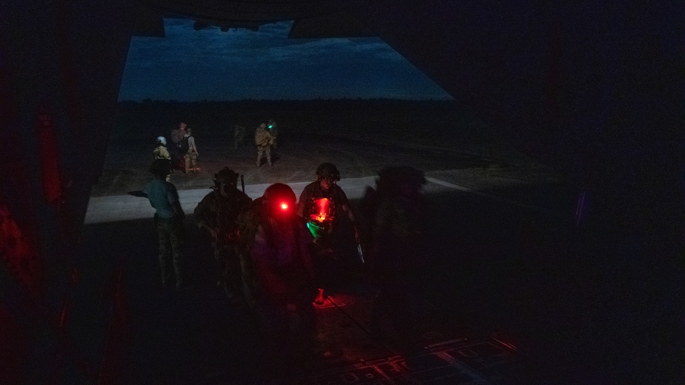 MC-130H Combat Talon II Casualty Evacuation Training