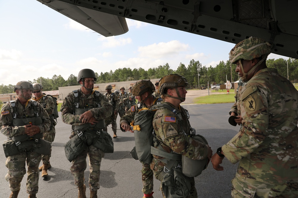 USACAPOC(A) August 2021 Fort Bragg, N.C., airborne operations