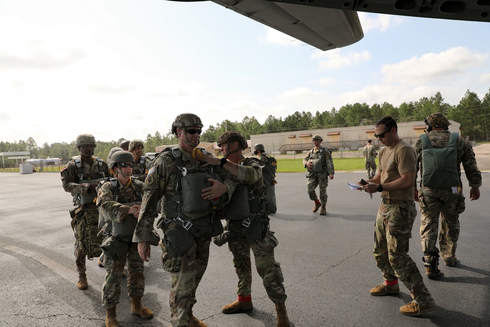 USACAPOC(A) August 2021 Fort Bragg, N.C., airborne operations