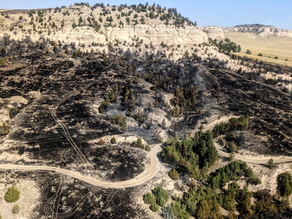 Nebraska National Guard wildfire fight