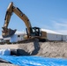 Grand Isle levee under repair post Ida