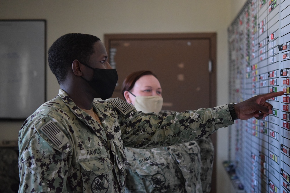 US Navy Seabees assigned to NMCB-5 conducted an internal mount-out exercise onboard Camp Shields