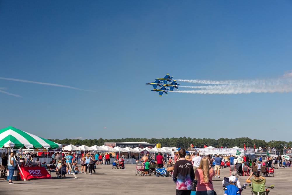 Blue Angels perform at 2021 Cherry Point Air Show