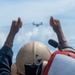 Sailors aboard USS Pearl Harbor guide MV-22B Ospreys from 11th MEU