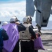 Sailors aboard USS Pearl Harbor guide MV-22B Ospreys from 11th MEU