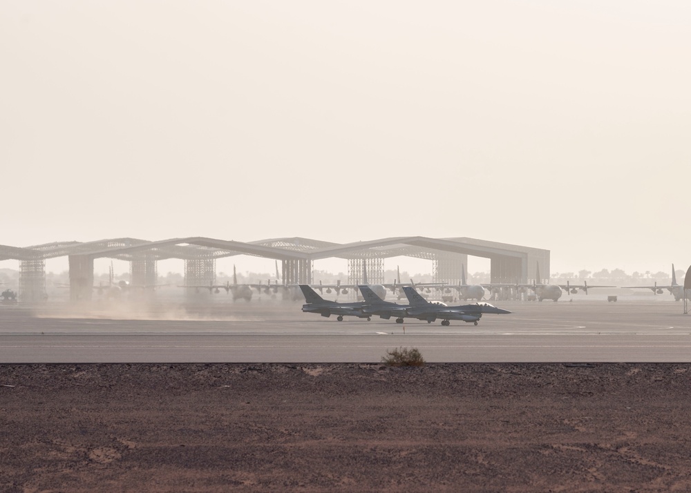 F-16s practice ACE capabilities during Sky Shield III