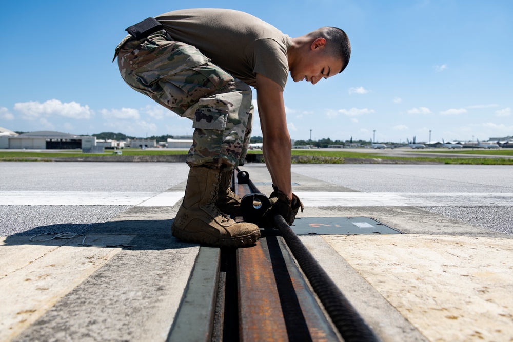 18th CES certify barrier arresting kit