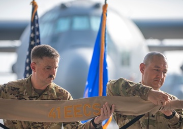 41st EECS Inactivation Ceremony at Al Dhafra Air Base