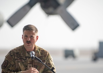 41st EECS Inactivation Ceremony at Al Dhafra Air Base