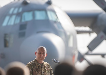 41st EECS Inactivation Ceremony at Al Dhafra Air Base