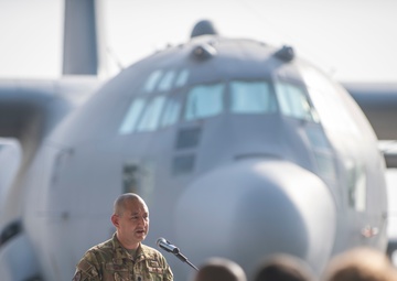 41st EECS Inactivation Ceremony at Al Dhafra Air Base