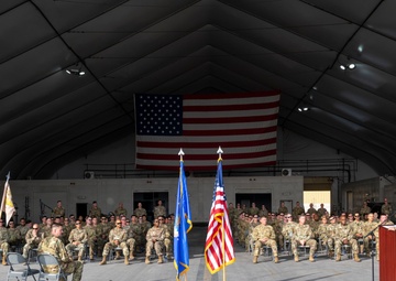 41st EECS Inactivation Ceremony at Al Dhafra Air Base