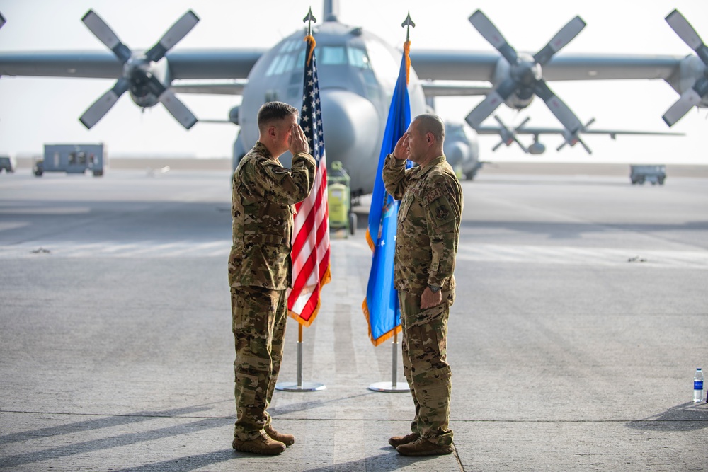 41st EECS Inactivation Ceremony at Al Dhafra Air Base